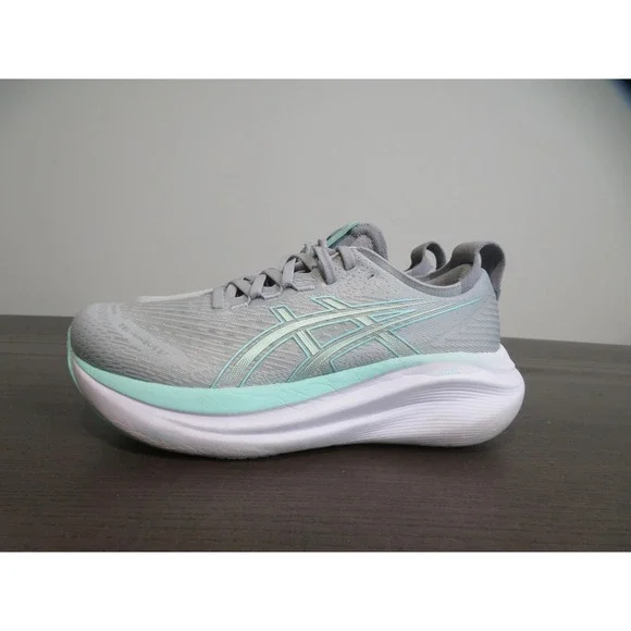 Asics Gel Nimbus 27 Running Shoes Womens Size 7.5 Gray Sneakers 1012B753 Road - Picture 4 of 11